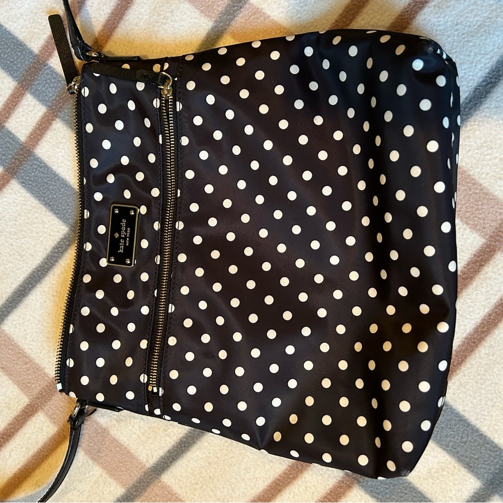 Kate Spade crossbody bag - black and white dots